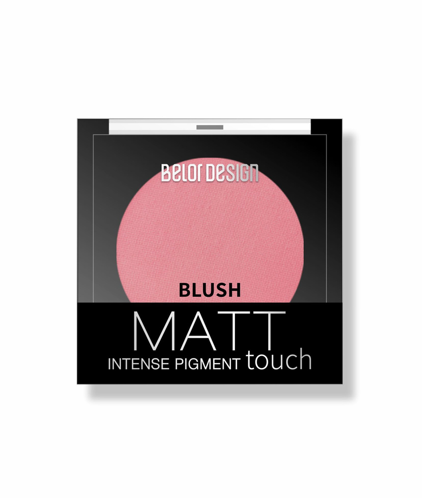 Belor Design Румяна для лица Matt Touch, Тон 202 Пионовый #1