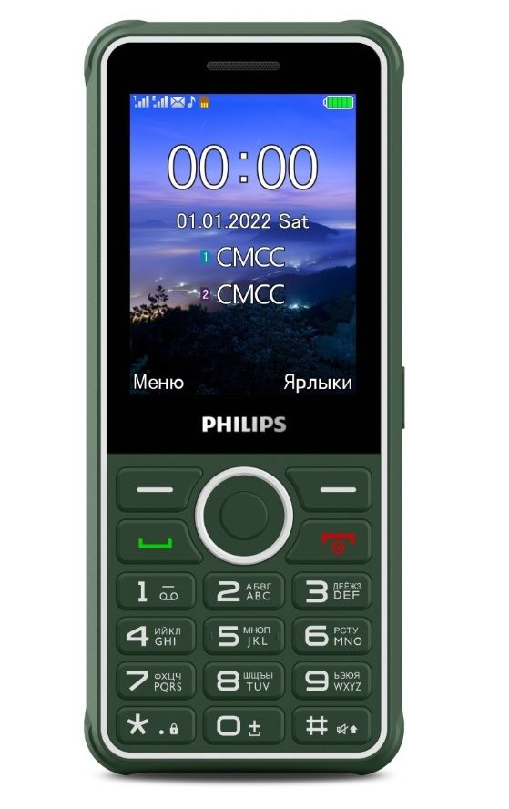 Мобильный телефон Philips Xenium E2301 зеленый #1