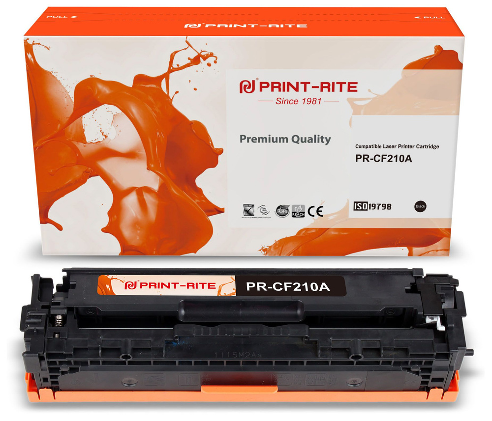 Print-Rite PR-CF210A картридж лазерный (HP 131A - CF210A) черный 1600 стр #1