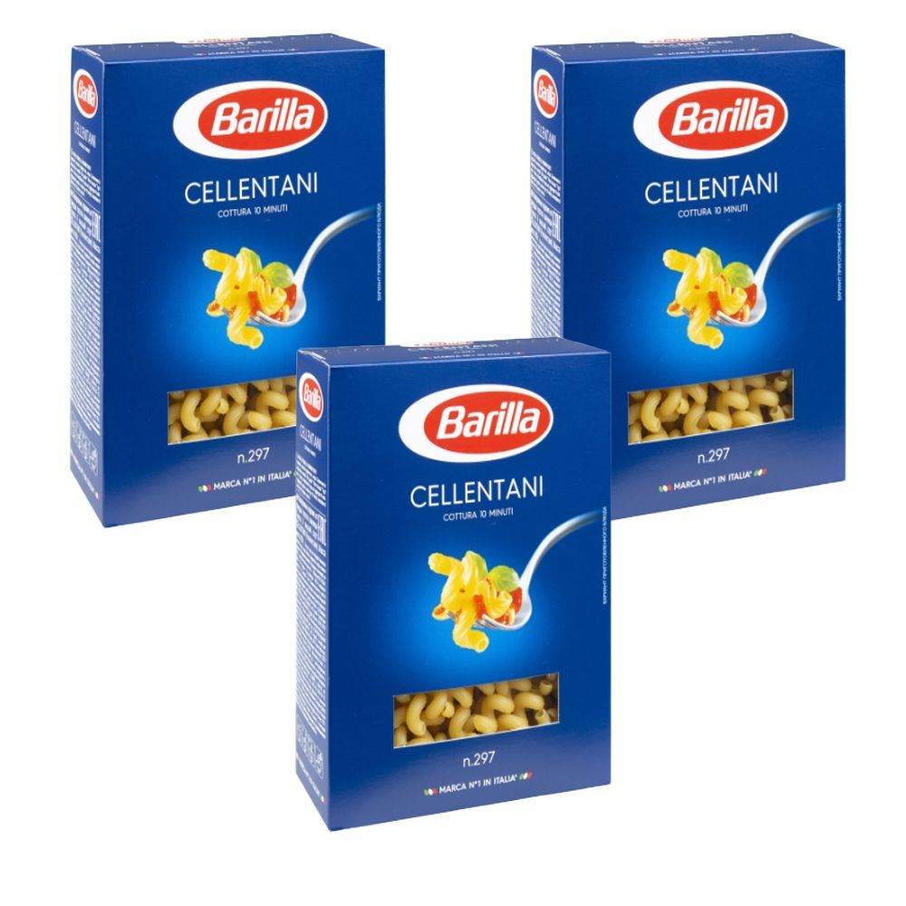 Макароны Barilla Cellentani n.297 450г - 3 шт #1