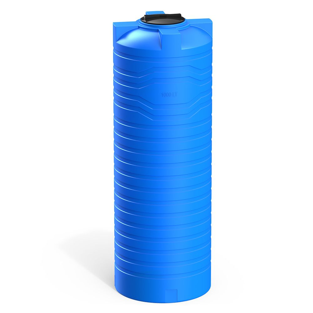 Емкость-бак 1000 литров Polimer Group N1000 для воды, топлива, соления, продуктов / цвет синий  #1