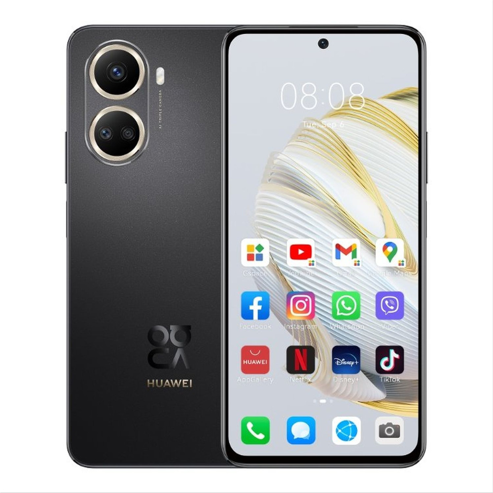 HUAWEI Смартфон Nova 10 SE 8/128 ГБ, черный #1