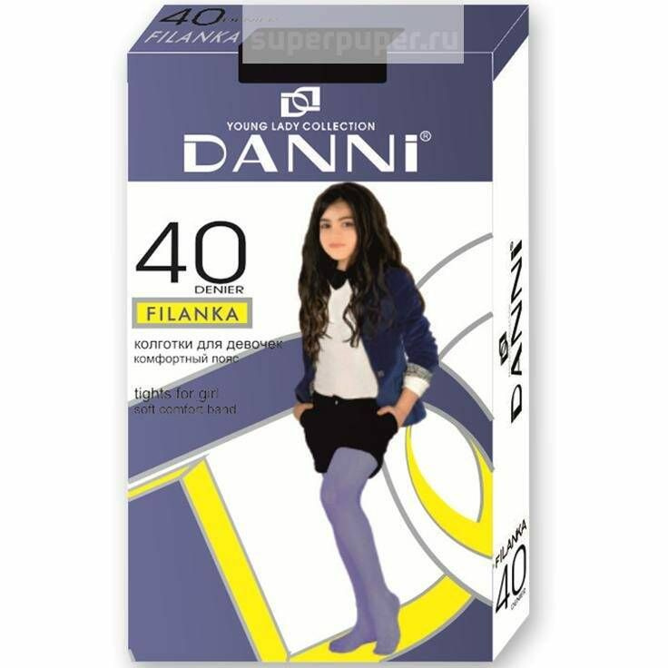 Комплект колготок DANNI, 40 ден, 2 шт #1