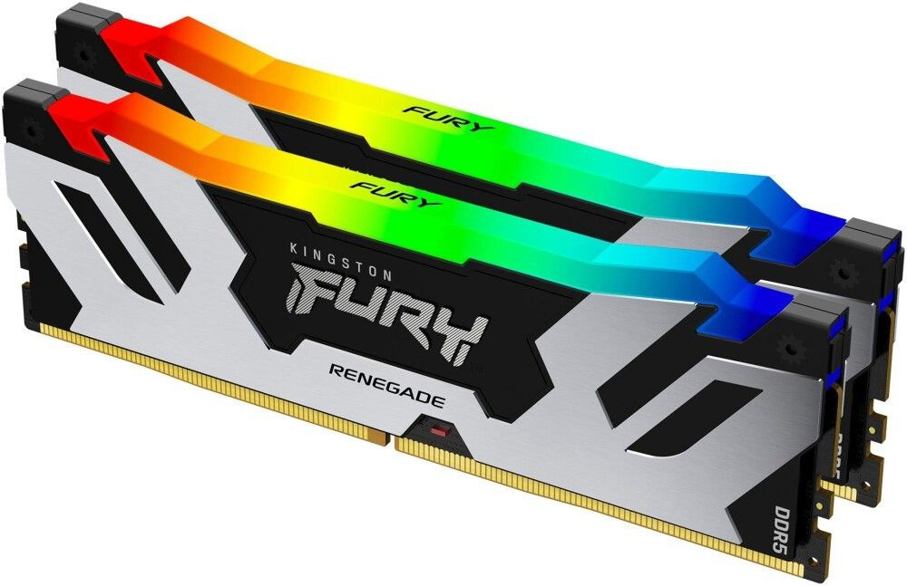 Kingston Оперативная память 32GB DDR5 6000 DIMM FURY Renegade RGB XMP Gaming Memory 2x16 ГБ (KF560C32RSAK2-32) #1