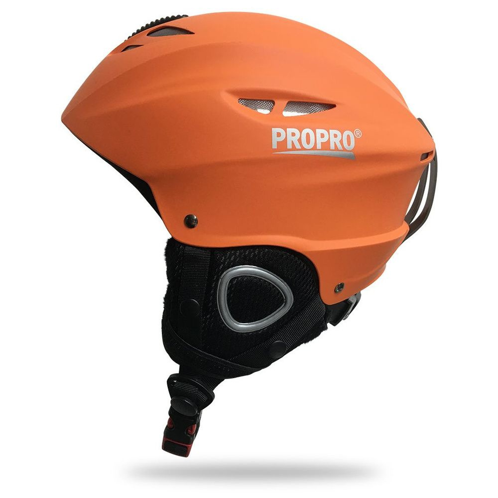 Шлем горнолыжный ProPro, цвет Orange, размер L. В комплекте балаклава.  #1