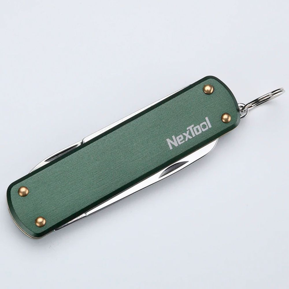 Нож складной - Мультитул Xiaomi NexTool Multi-function Keychain Knife NE0141, зелёный  #1