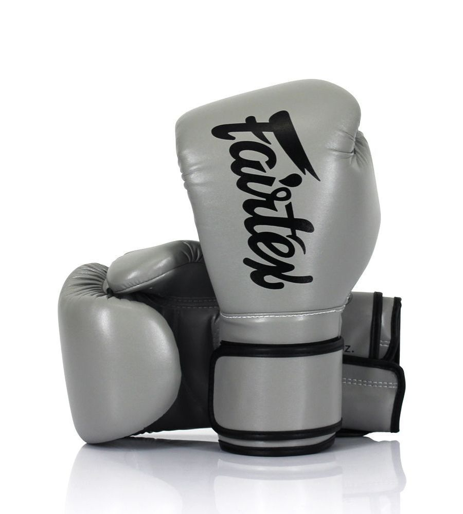 Боксерские перчатки Fairtex BGV14 серый 10 унций #1