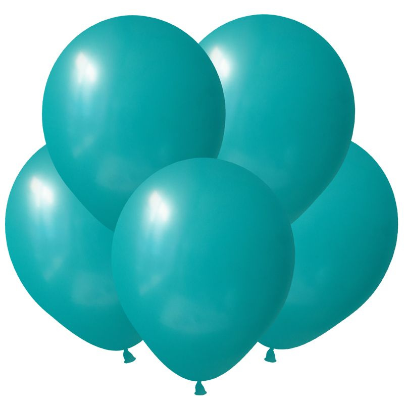 Набор воздушных шаров/Бирюзовый, Пастель / Turquoise /12,5 см/100 шт.  #1