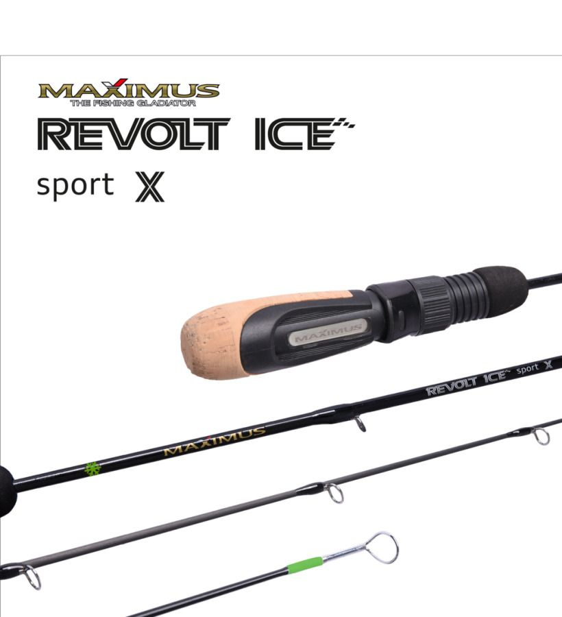 Зимняя удочка Maximus REVOLT ICE SPORT X 302MH 0,75м до 40гр (MIRRISX302MH) #1