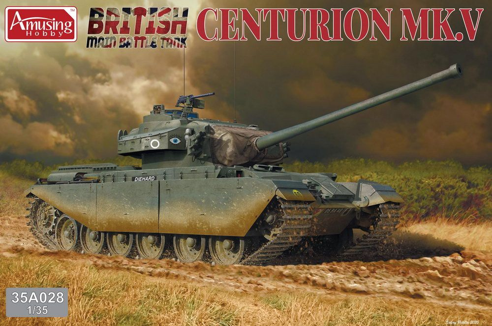 Сборная модель танка Amusing Hobby Британский танк Centurion MK 5, масштаб 1/35  #1