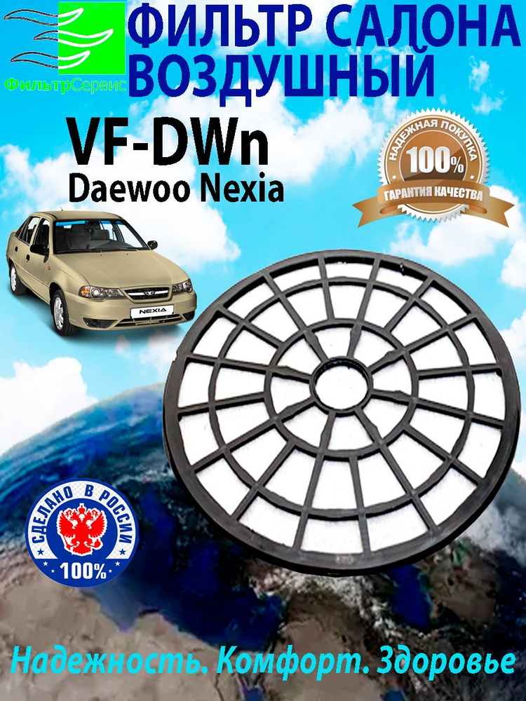 Фильтр салона Daewoo Nexia (ДЭУ Нексия) круглый OEM № 28828822 #1