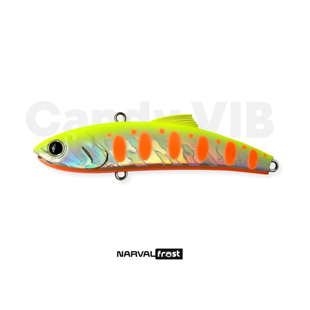 Раттлин Narval Frost Candy Vib 80mm 21g #006-Motley Fish. виб/приманка на хищника/судак,щука.форель  #1