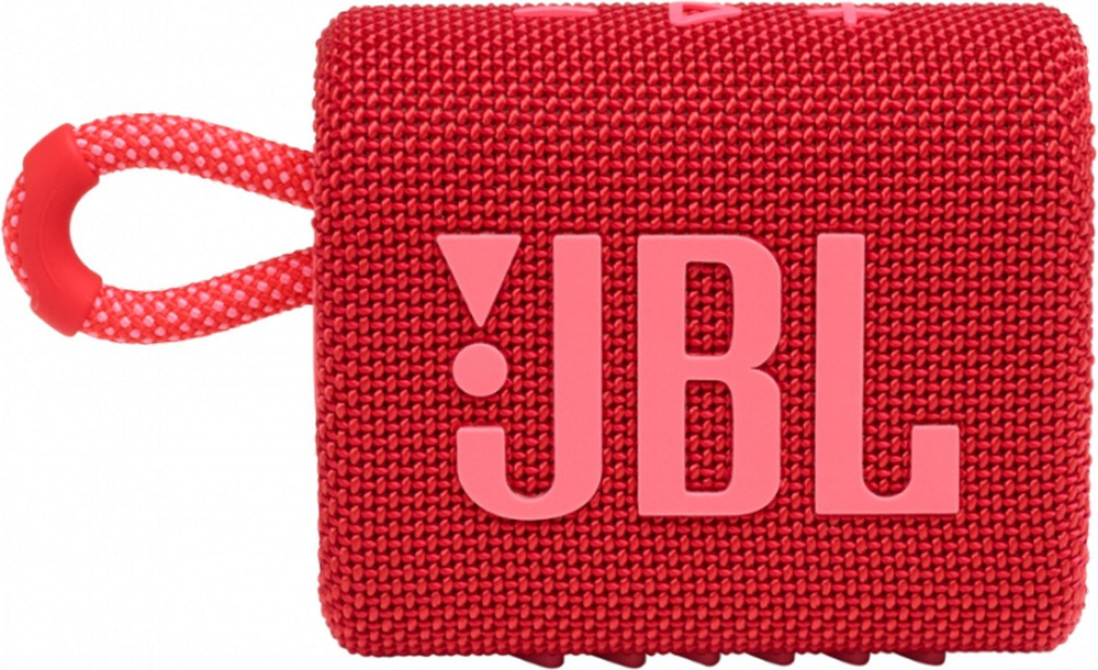 Беспроводная портативная колонка JBL GO 3, с Bluetooth, красная  #1
