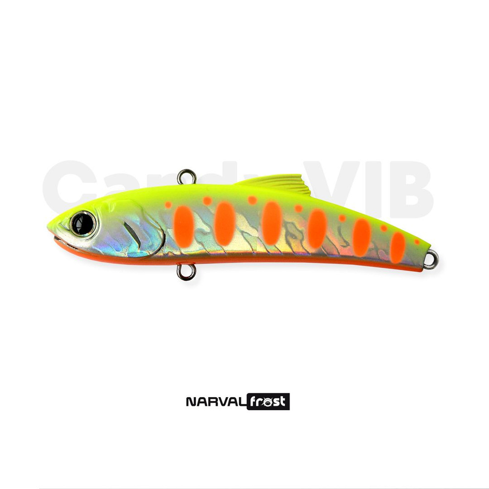 Раттлин Narval Frost Candy Vib 85mm 26g #006-Motley Fish. виб/приманка на хищника/судак,щука.форель  #1