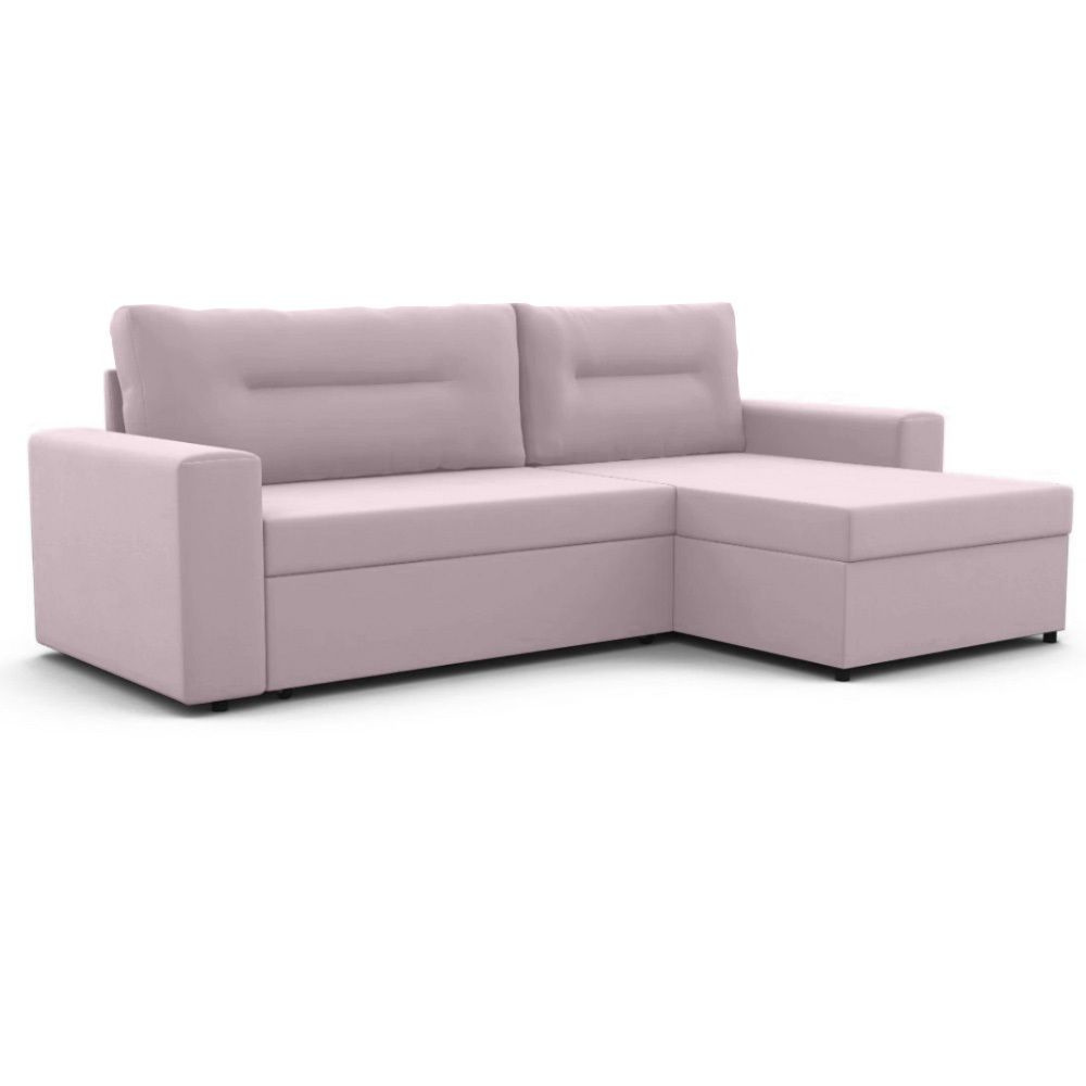 ФОКУС- мебельная фабрика Угловой диван , механизмДельфин,228х148х86см, розовый  #1
