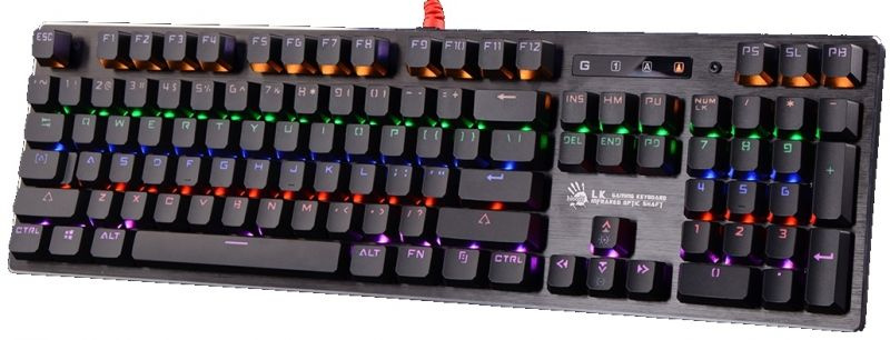 A4Tech Игровая клавиатура проводная Bloody B820R / B820R BLACK (RED SWITCH), (LK Light Strike Red), Русская #1