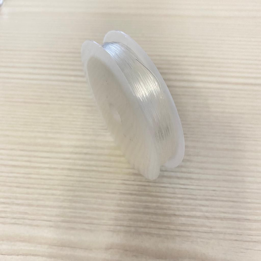 Нитка-резинка эластичная, силиконовая для бус/бисера/браслета 0,7 мм, длина 12 м  #1