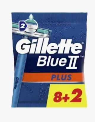 Gillette Бритвенный станок Blue2 Plus, 10 шт #1