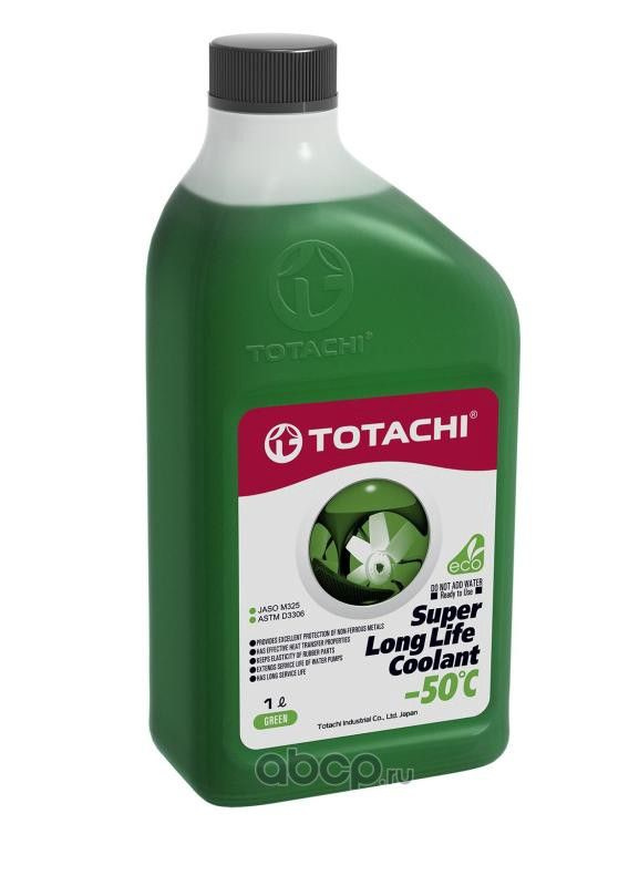 Жидкость охлаждающая низкозамерзающая TOTACHI SUPER LONG LIFE COOLANT Green -50C 1л  #1