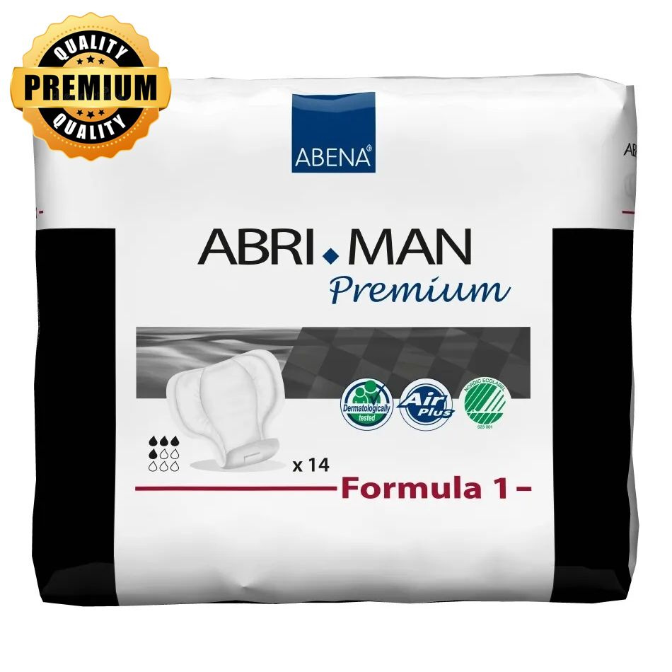 Мужские урологические вкладыши / прокладки Abena Abri-Man Premium Formula 1 / Абена Абри-Мен Премиум #1