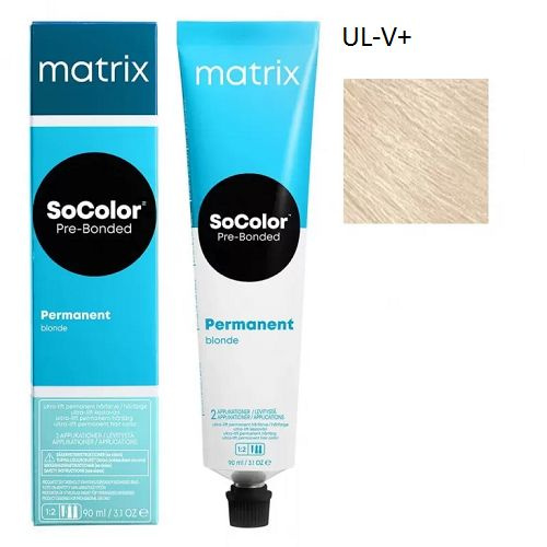 Крем краска MATRIX SoColor Pre-Bonded UL-V+, 90 мл #1