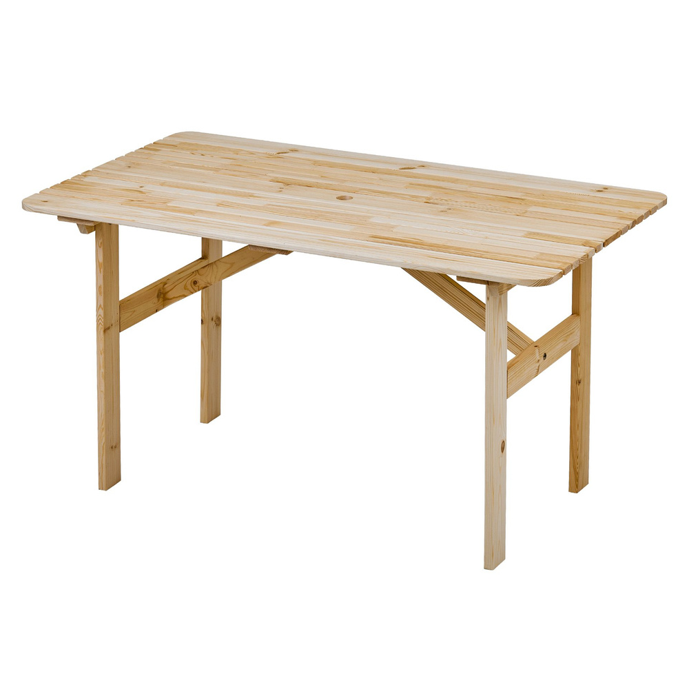Стол деревянный для сада и дачи, 120*70см, НЬЮПОРТ #1