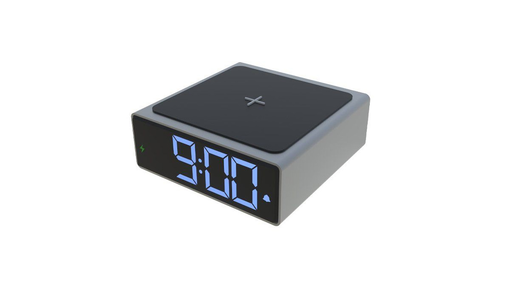Часы-будильник с беспроводной зарядкой Ritmix RRC-900Qi #1