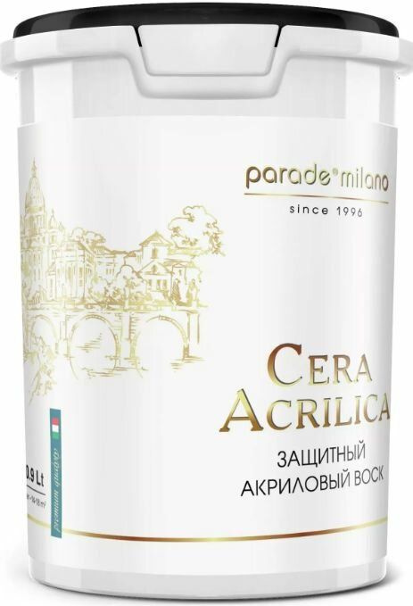 Декоративный защитный воск акриловый PARADE Cera Acrilica 0,9л #1