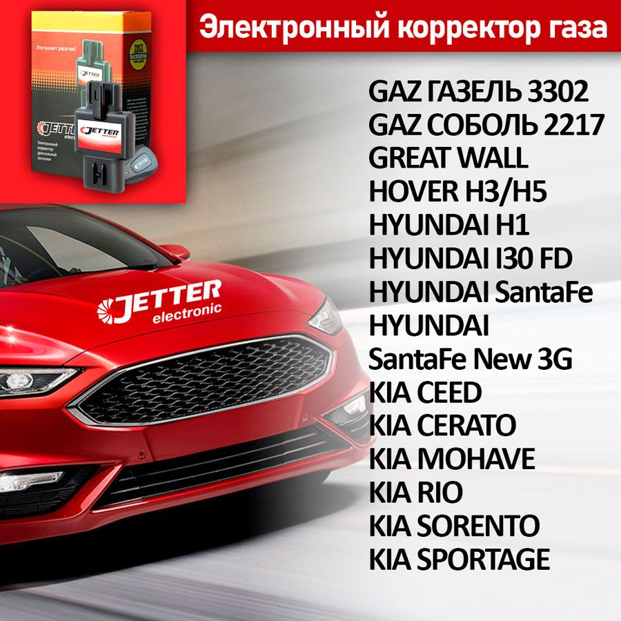 Корректор педали газа с проводным брелоком управления Джеттер (Jetter) KA F для LADA NIVA Legend Комплектации #1