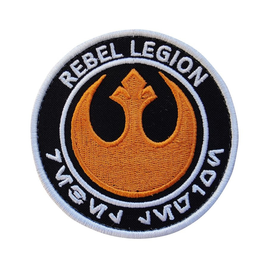 Шеврон на липучке, нашивка на одежду, Стежкофф, "REBEL LEGION ", 8,5 см, 1 штука  #1