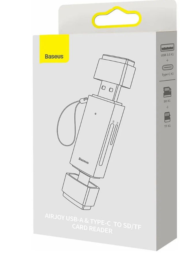 Картридер Baseus Lite card reader USB/Type-C #1