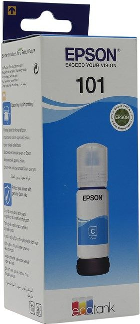 Чернила Epson 101 (C13T03V24A), голубой, оригинальные для Epson L4000/L6000  #1