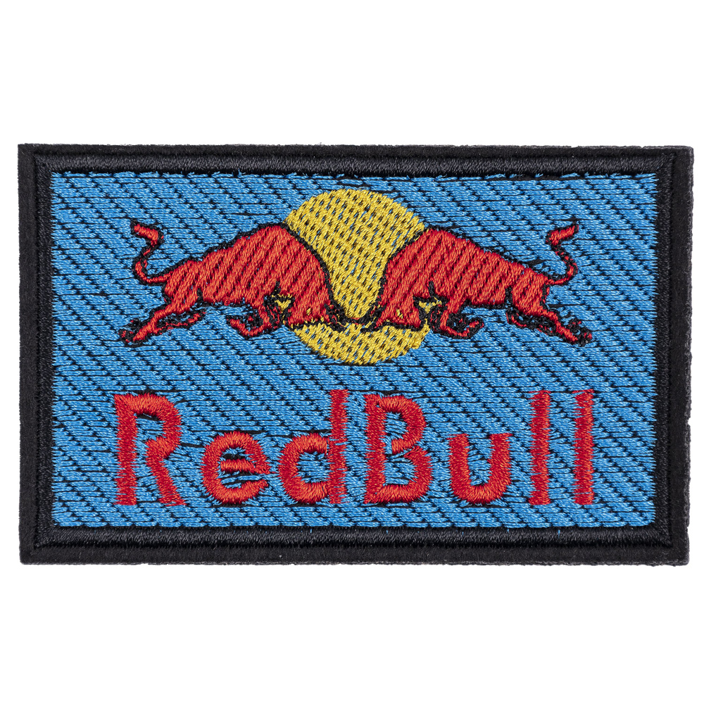 Нашивка, шеврон, патч (patch) Red Bull, размер 9,4*5,8 см, 1 шт. #1