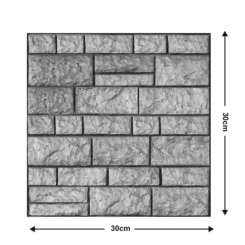 Панели (комплект 10 шт) самоклеющиеся для стен декоративные, 3D, мягкие 30х30 см, толщина 3 мм, Материал #1