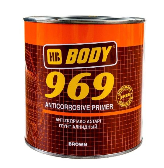 Грунт НВ Body 969 1K коричневый (антикоррозионый) 1 кг. #1