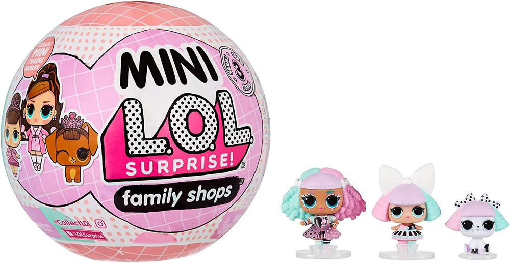 Кукла L.O.L. Surprise! Mini Family коллекция миниатюрных семейных наборов 3 серия твинсы  #1