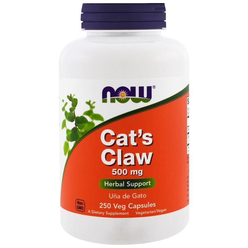 НАУ Кошачий коготь 500 мг / NOW Cat's Claw 500 mg (250 капс.) #1