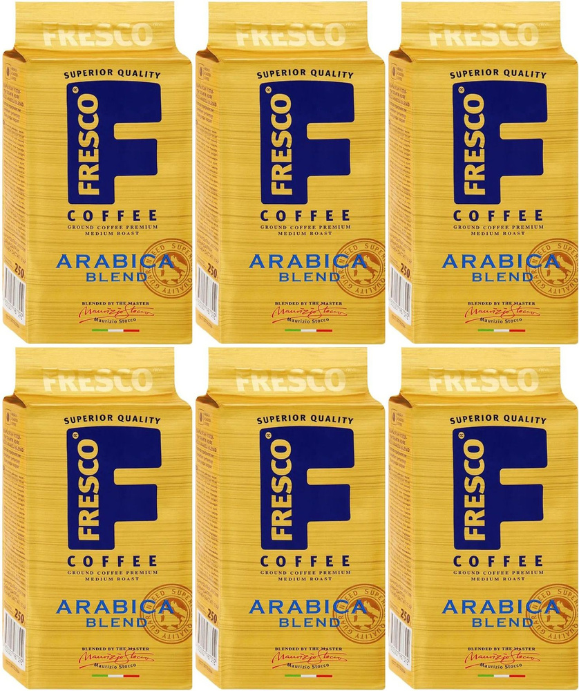 Кофе Fresco Arabica Blend молотый, комплект: 6 упаковок по 250 г #1