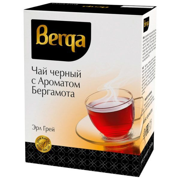 Чай листовой Berga черный вкус бергамота 100 гр. #1