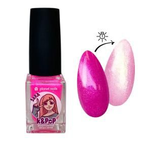 Planet Nails Лак для ногтей флуоресцентный K&PoP SoRa 13261, 10 мл #1