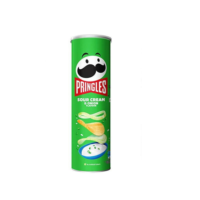 Чипсы Pringles со вкусом сметаны и лука, 110 г, Китай #1