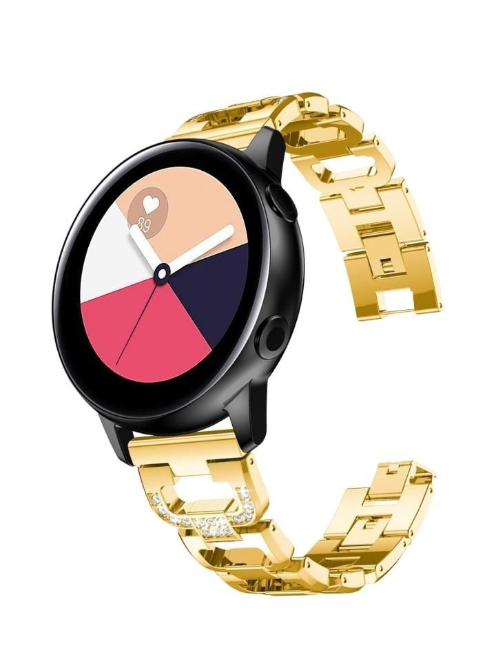 Металлический ремешок для часов 20 мм, универсальный ремень для Samsung Galaxy Watch Xiaomi Amazfit Bip #1