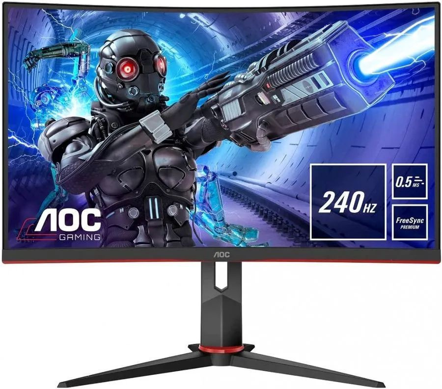 AOC 27" Монитор C27G2ZE, черный #1