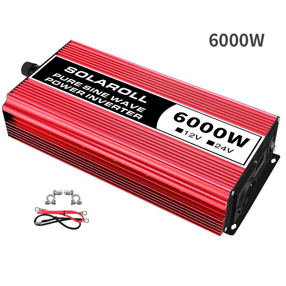 Чистая синусоида Автомобильный инвертор 24В 220В 50Гц Минимум 1500Вт ...