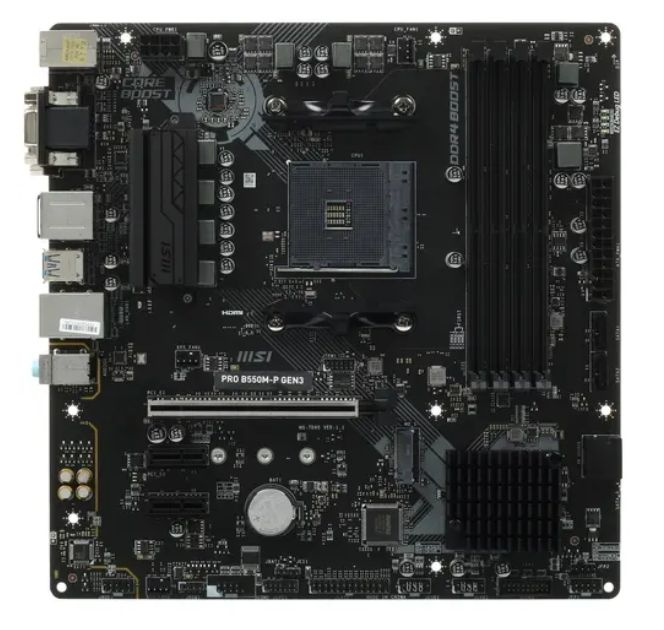 Материнская плата MSI PRO B550M-P GEN3 купить по низкой цене с ...