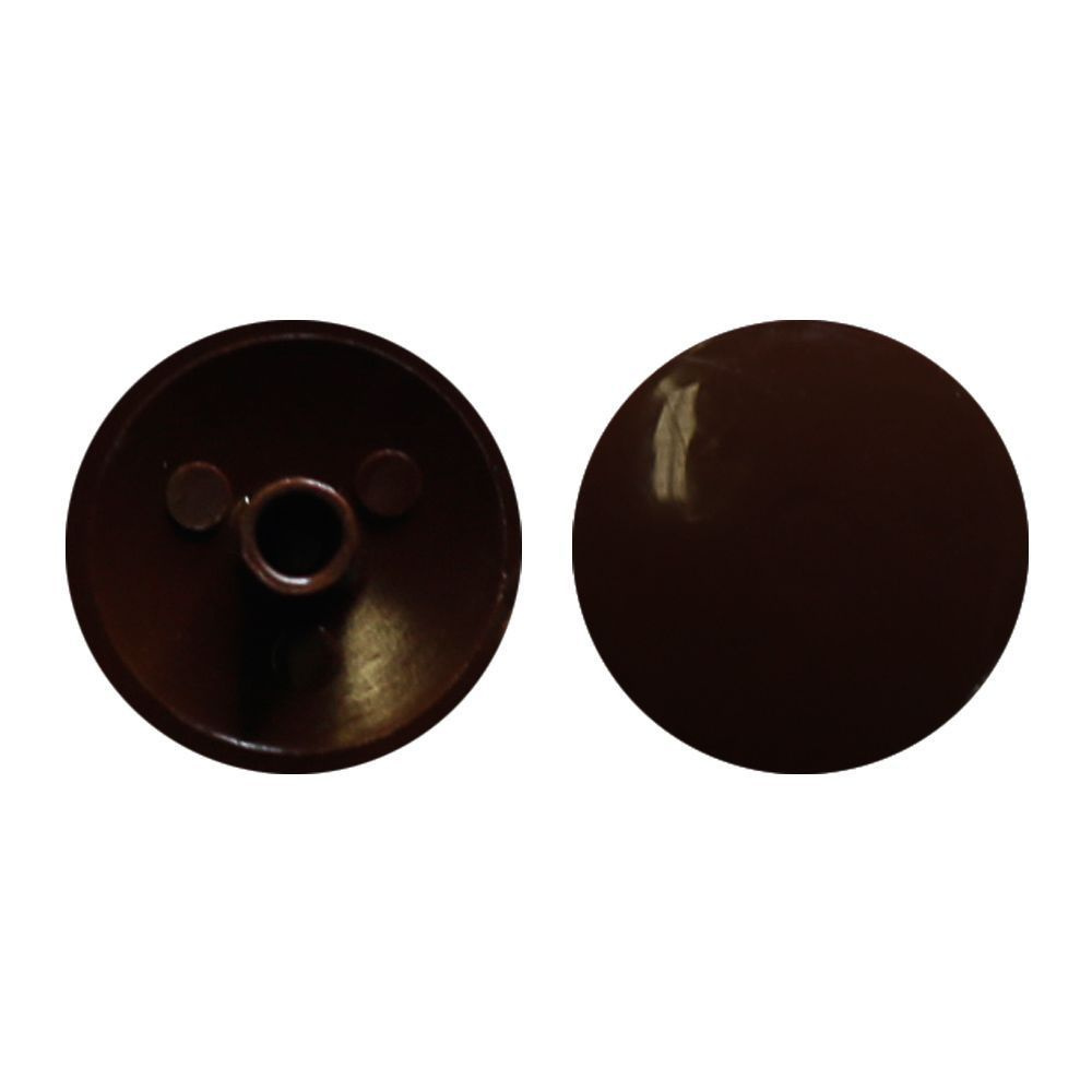 Заглушка для эксцентриковой стяжки D-18 коричневая (1000шт)  #1