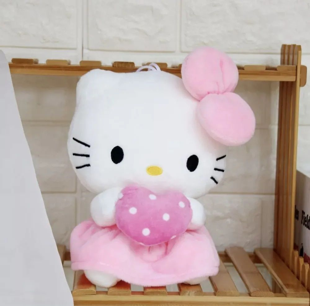 Мягкая игрушка Хеллоу Китти HELLO KITTY Кошка игрушка-обнимашка - купить с  доставкой по выгодным ценам в интернет-магазине OZON (929750108)