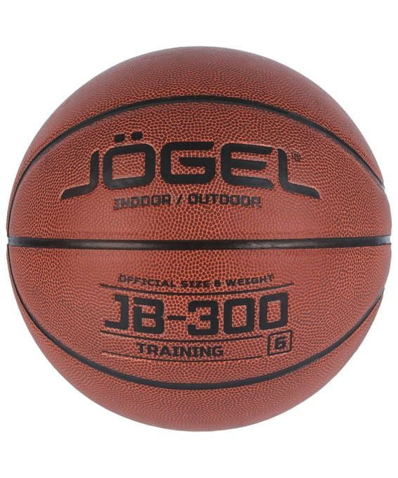 JOGEL Мяч баскетбольный, 6 размер, темно-коричневый #1