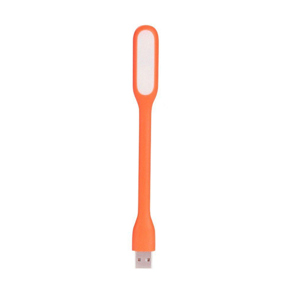 Светодиодный гибкий светильник LED, USB фонарик, Подсветка для ноутбука, Мини лампа ночник, Цвет Оранжевый #1
