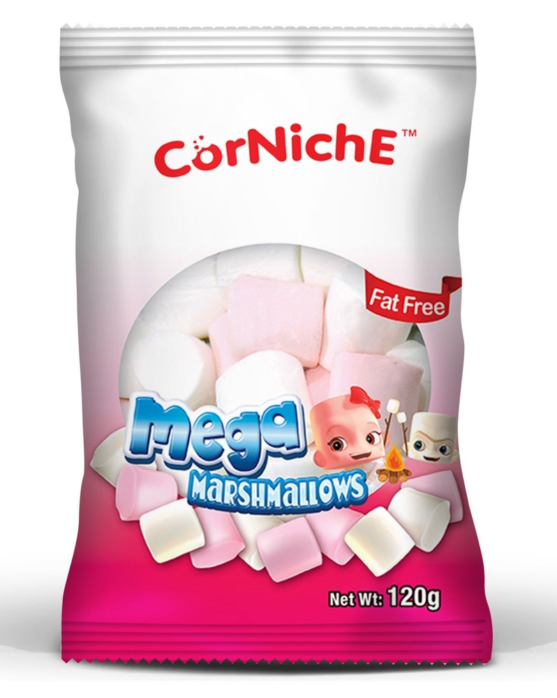 Мега Маршмеллоу CORNICHE (MEGA MARSHMALLOWS) 120 г #1